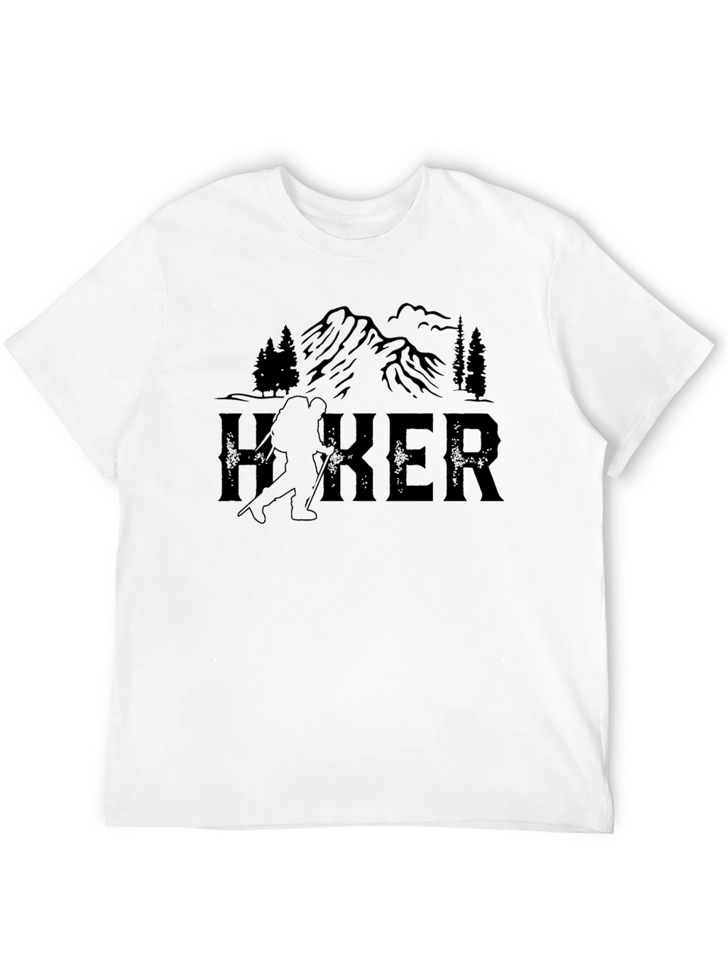 Hiker Mountain Graphic Tee - Outdoor Adventure Shirt