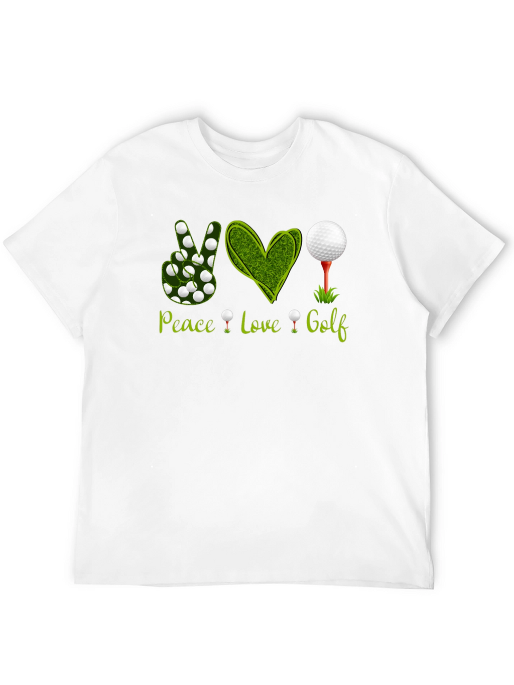 Peace Love Golf T-Shirt - Golfing Apparel