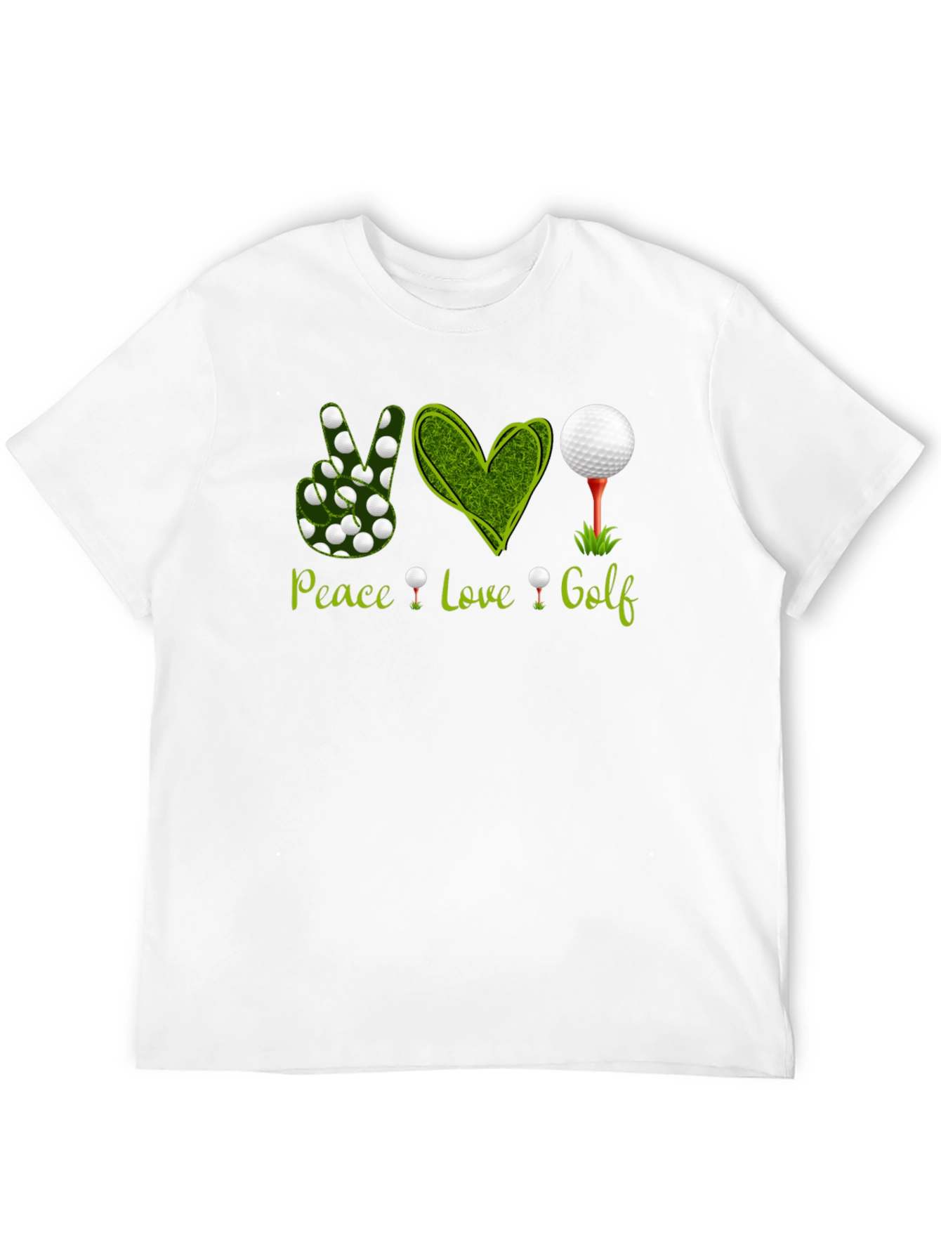 Peace Love Golf T-Shirt - Golfing Apparel