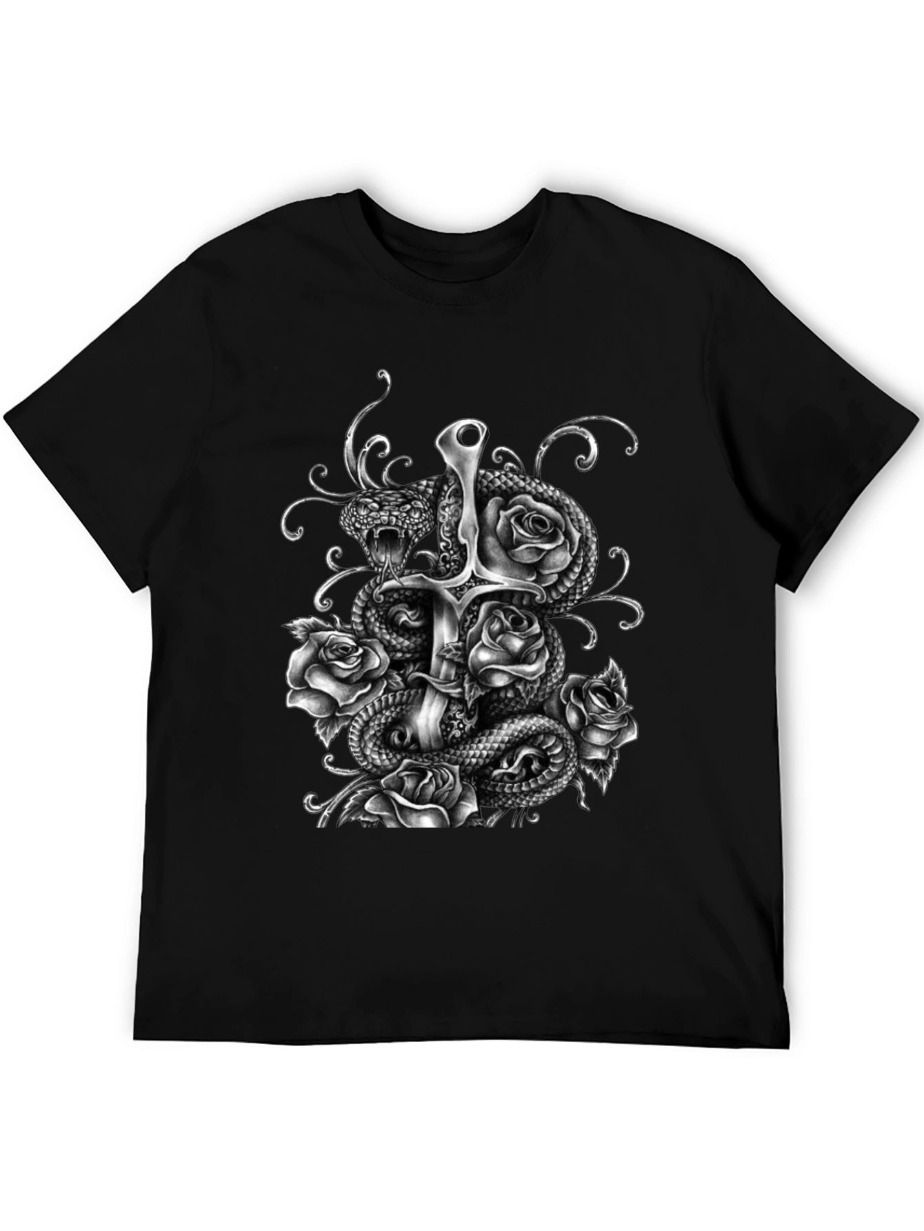 Gothic Snake & Sword T-Shirt