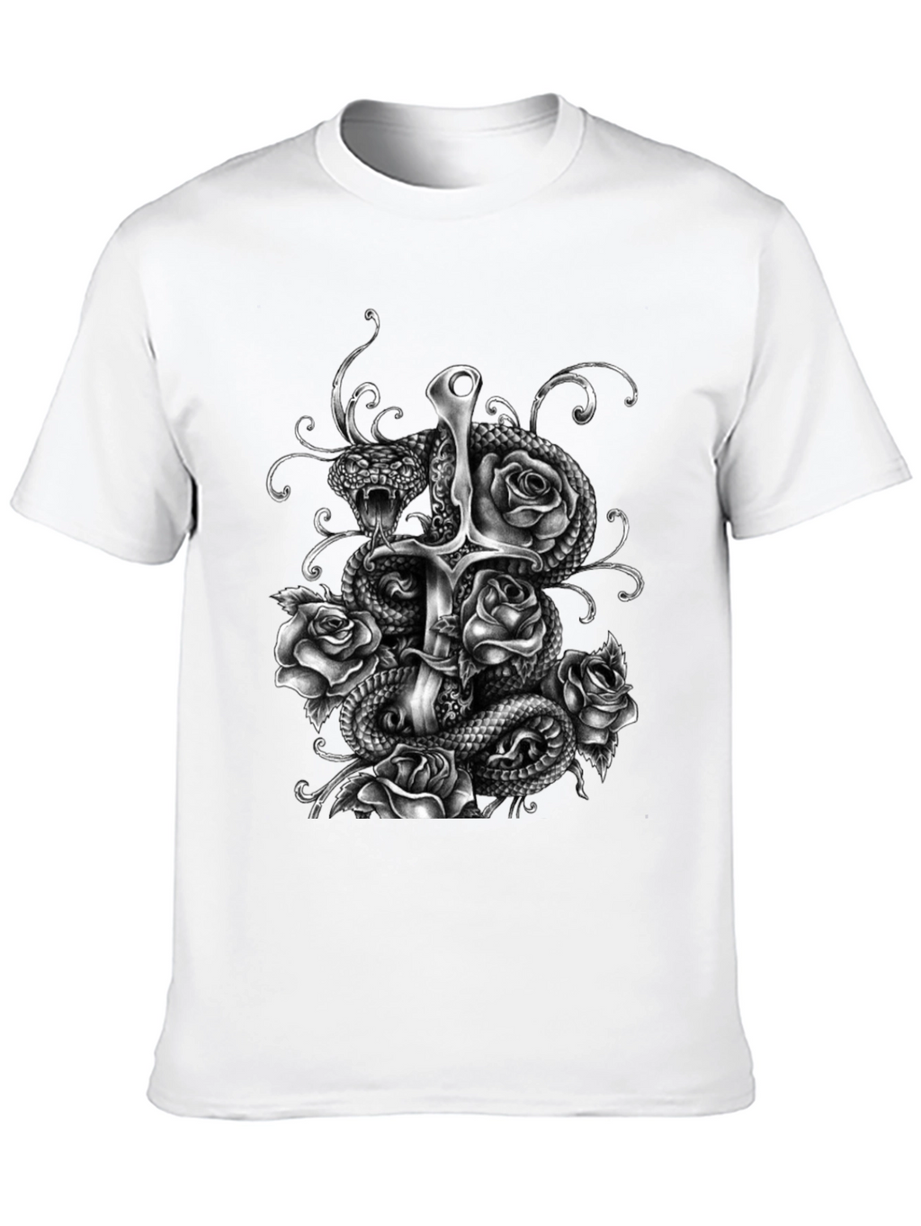 Gothic Snake & Sword T-Shirt