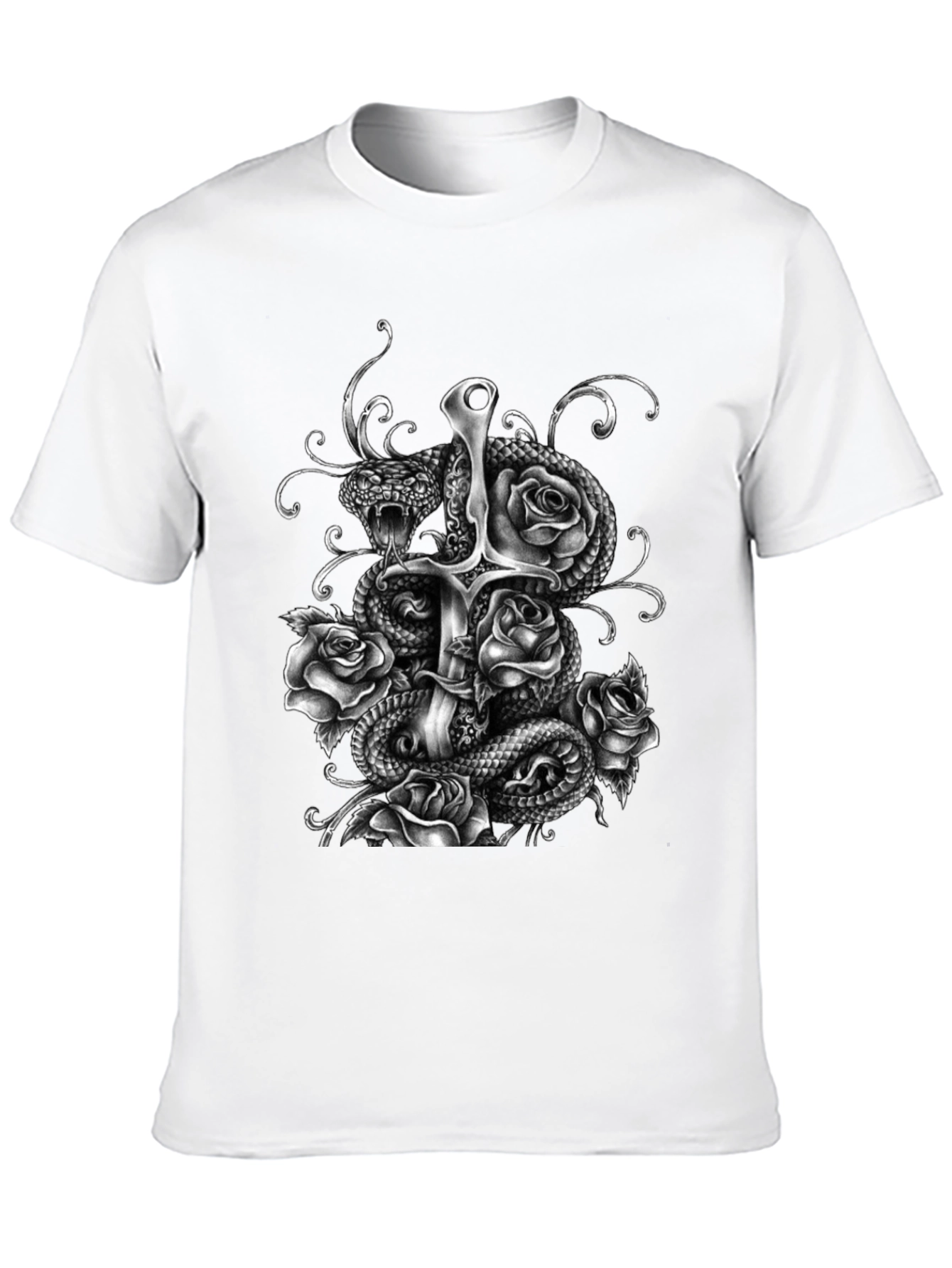 Gothic Snake & Sword T-Shirt