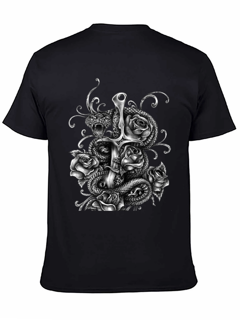 Gothic Snake & Sword T-Shirt