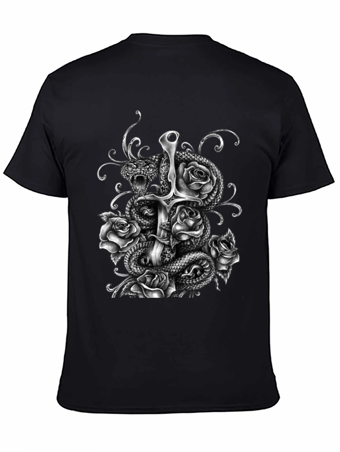 Gothic Snake & Sword T-Shirt