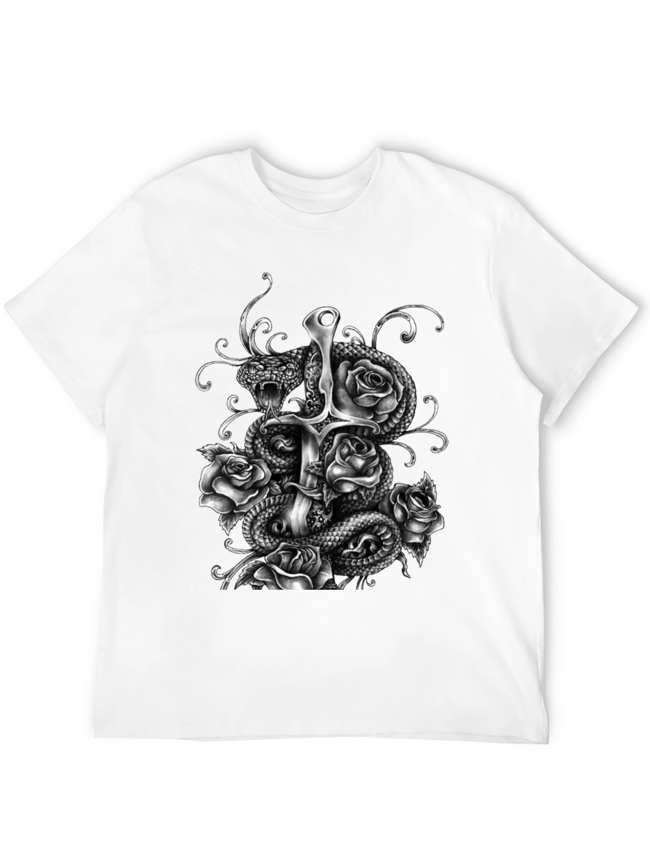 Gothic Snake & Sword T-Shirt