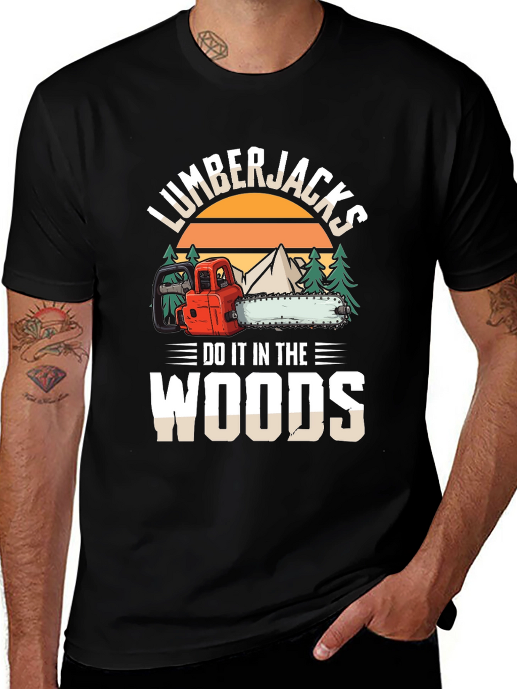 Lumberjacks Do It In The Woods Graphic T-Shirt