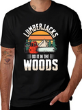 Lumberjacks Do It In The Woods Graphic T-Shirt