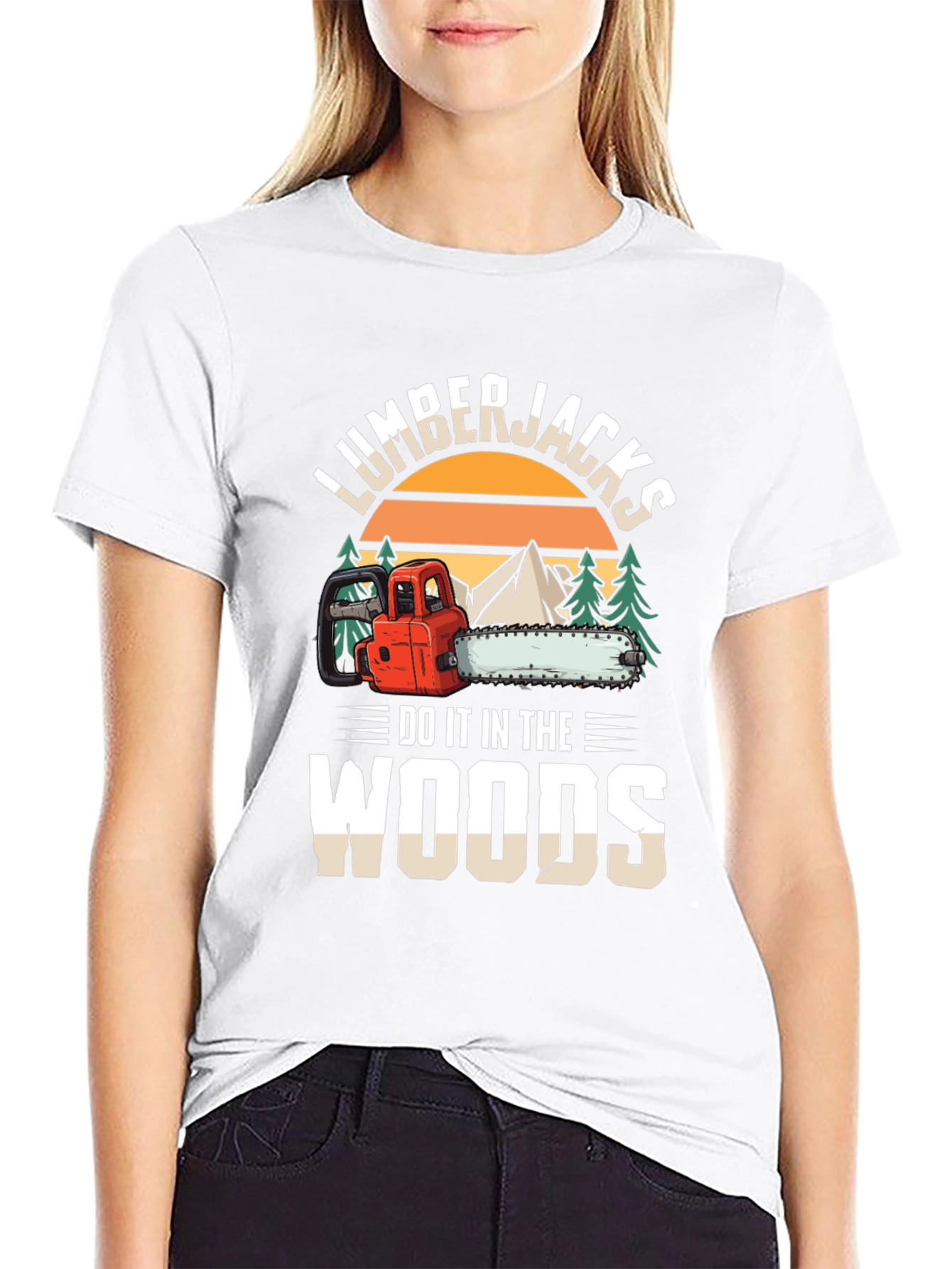 Lumberjacks Do It In The Woods Graphic T-Shirt