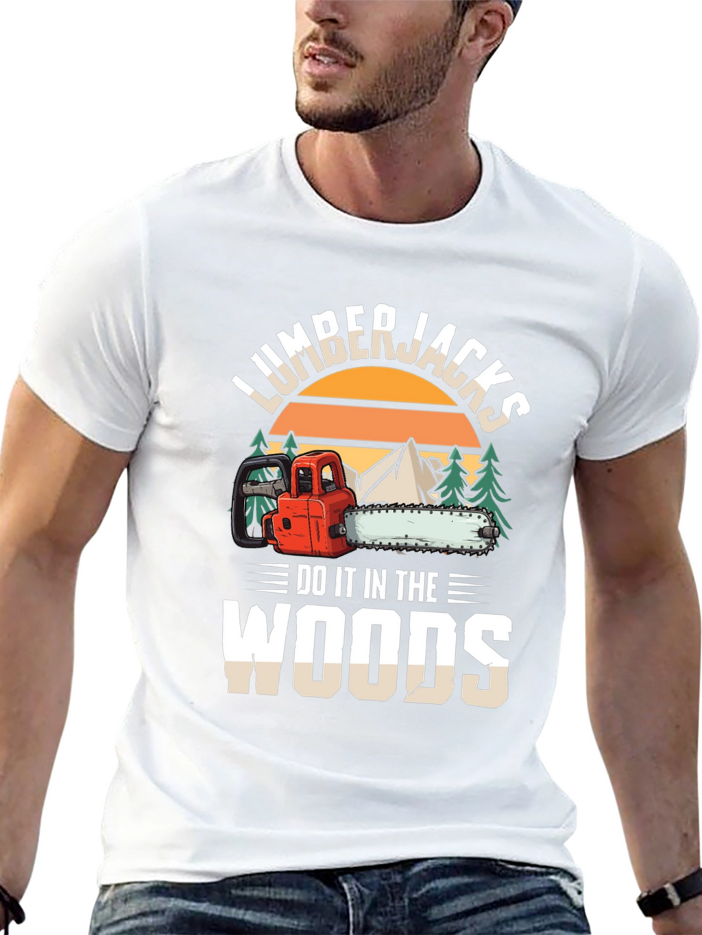 Lumberjacks Do It In The Woods Graphic T-Shirt
