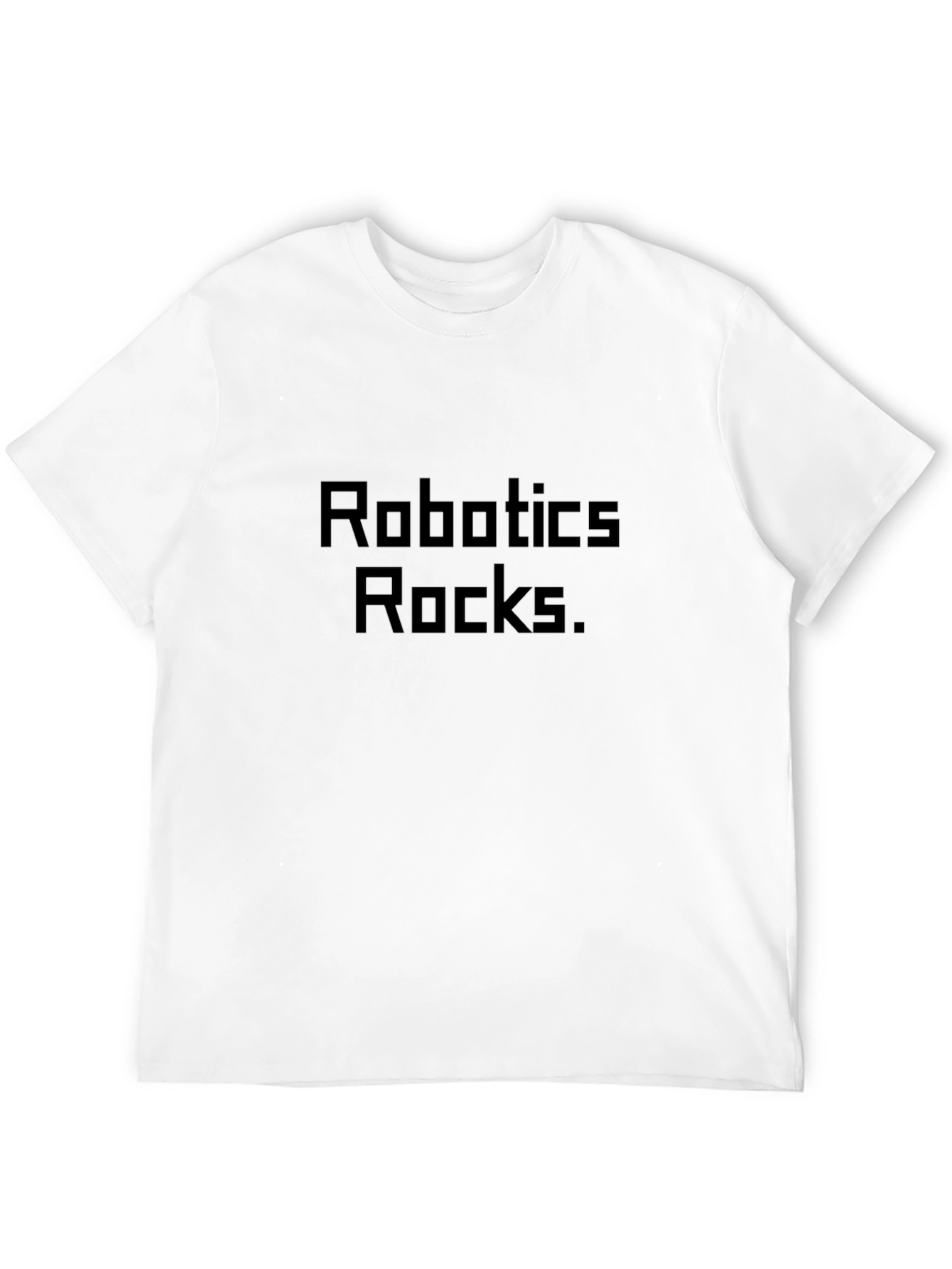 Robotics Rocks Black T-Shirt - Geeky Cool