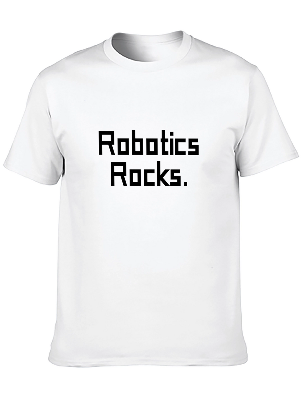 Robotics Rocks Black T-Shirt - Geeky Cool