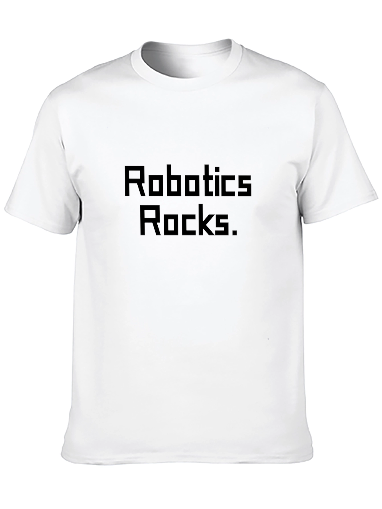 Robotics Rocks Black T-Shirt - Geeky Cool