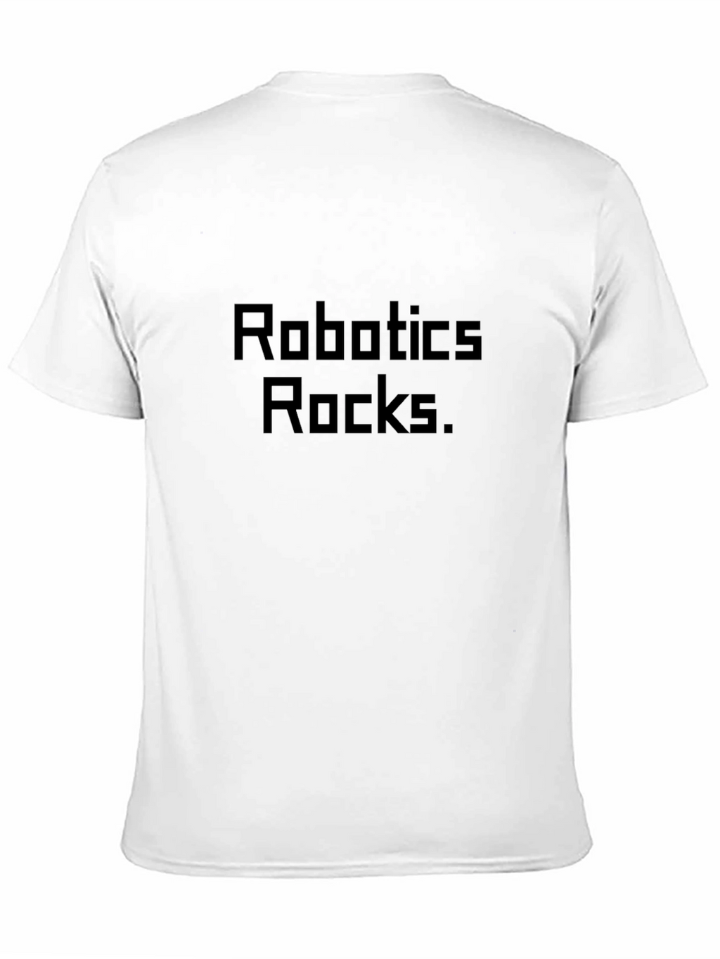 Robotics Rocks Black T-Shirt - Geeky Cool
