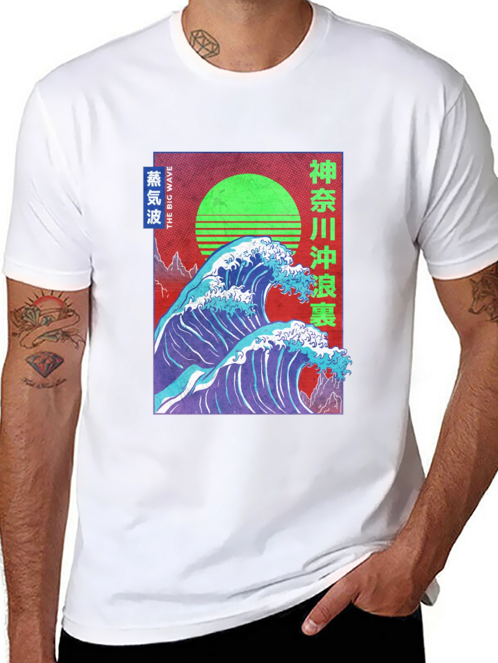 Great Wave Vaporwave T-Shirt