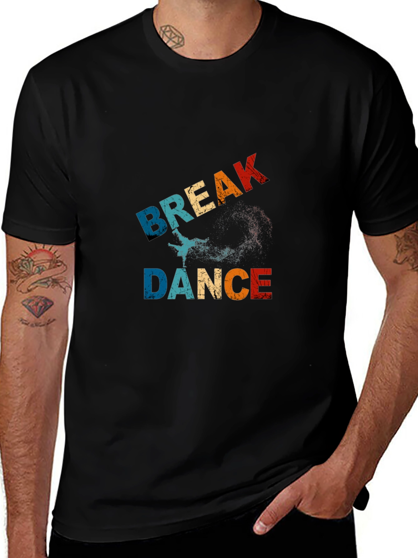 Retro Break Dance Graphic Tee