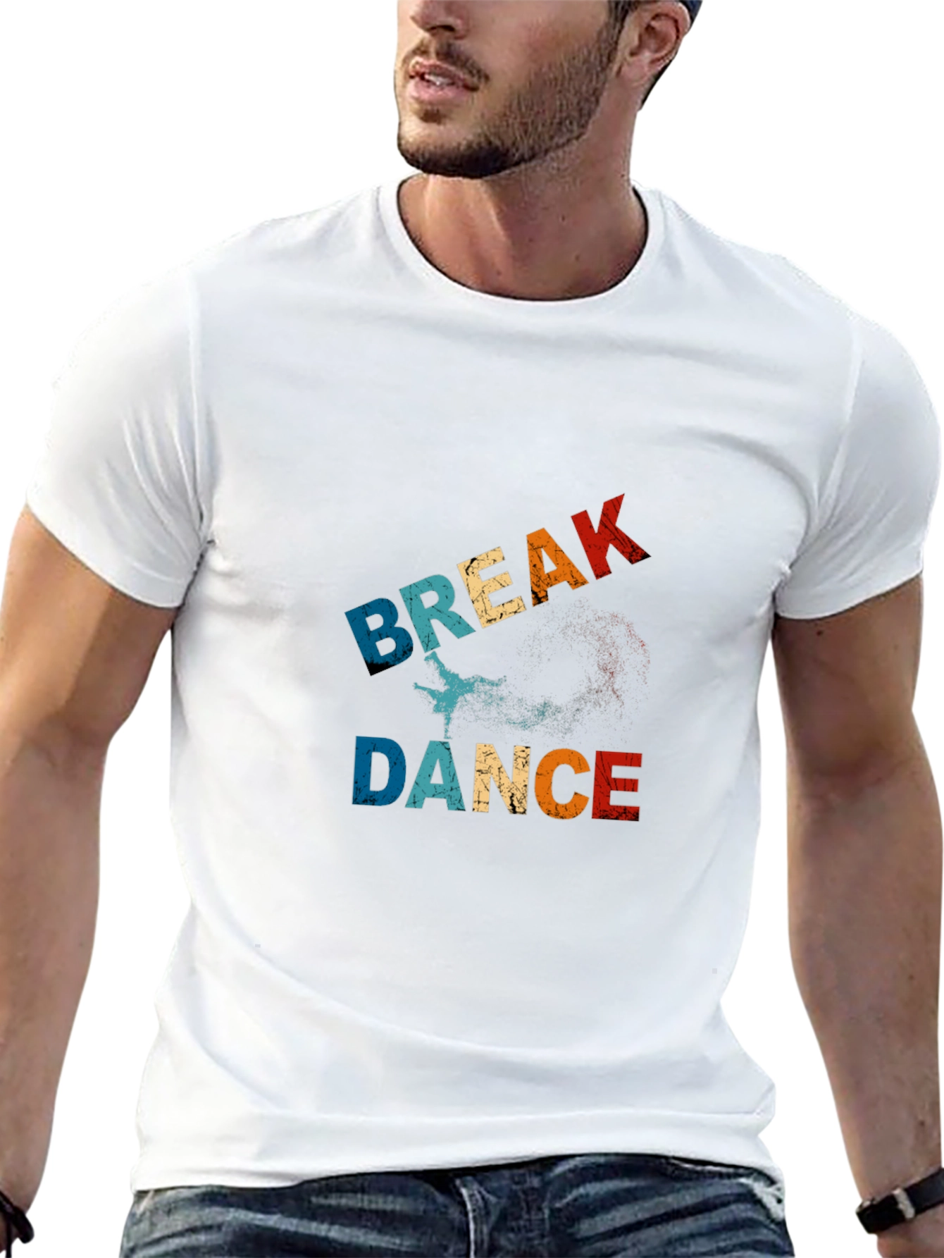 Retro Break Dance Graphic Tee