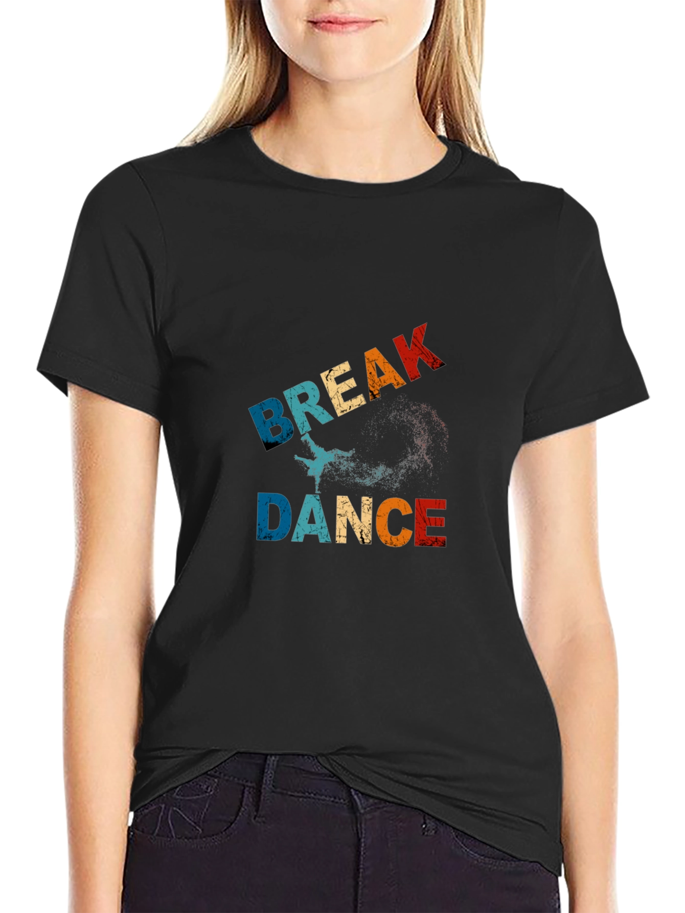 Retro Break Dance Graphic Tee