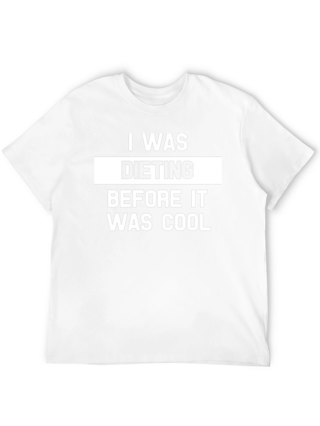 I Was Dieting Funny T-Shirt - Black