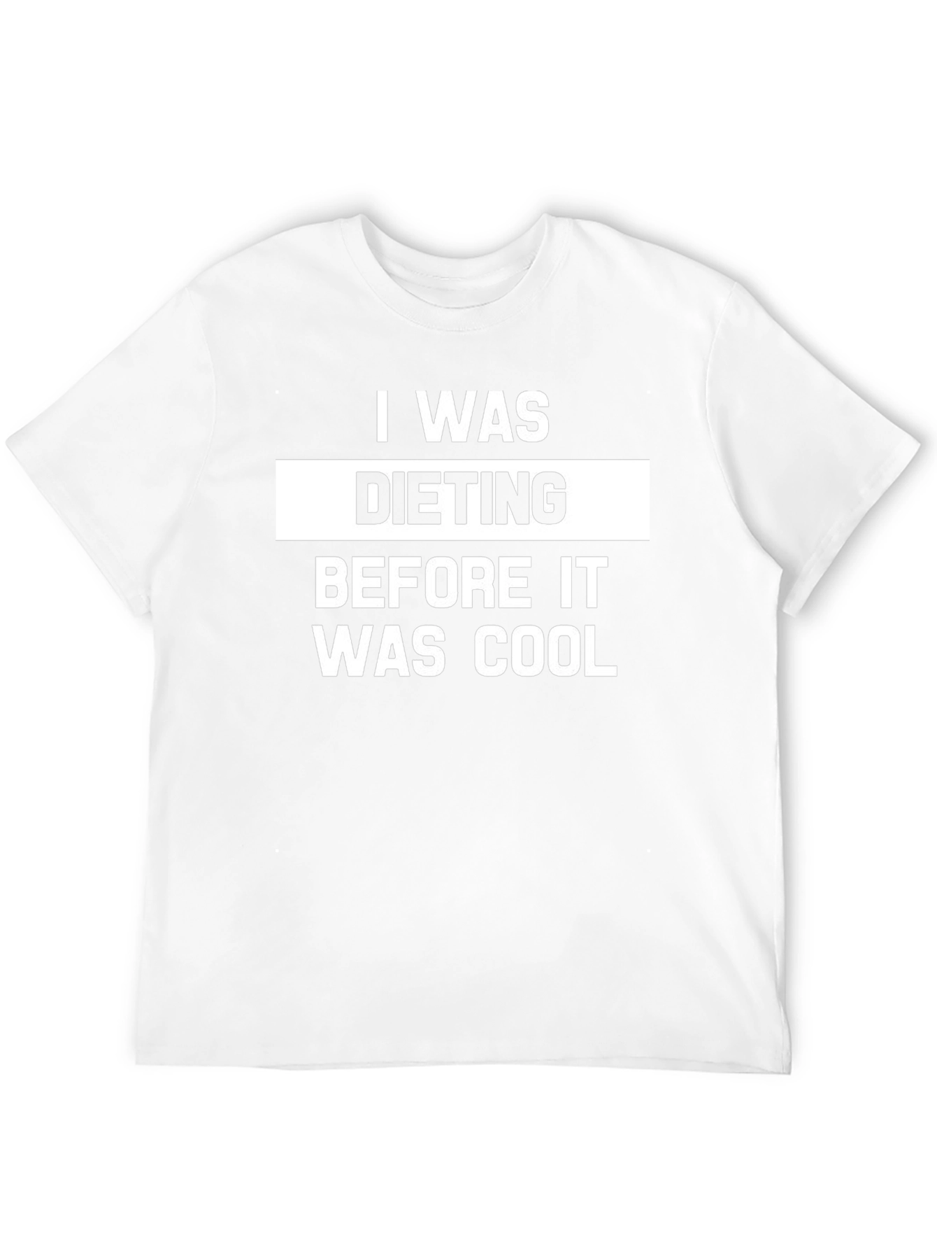 I Was Dieting Funny T-Shirt - Black