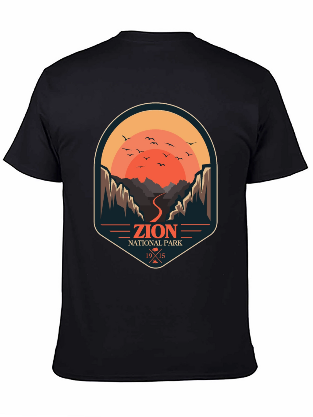 Zion National Park T-Shirt - Retro Graphic Tee