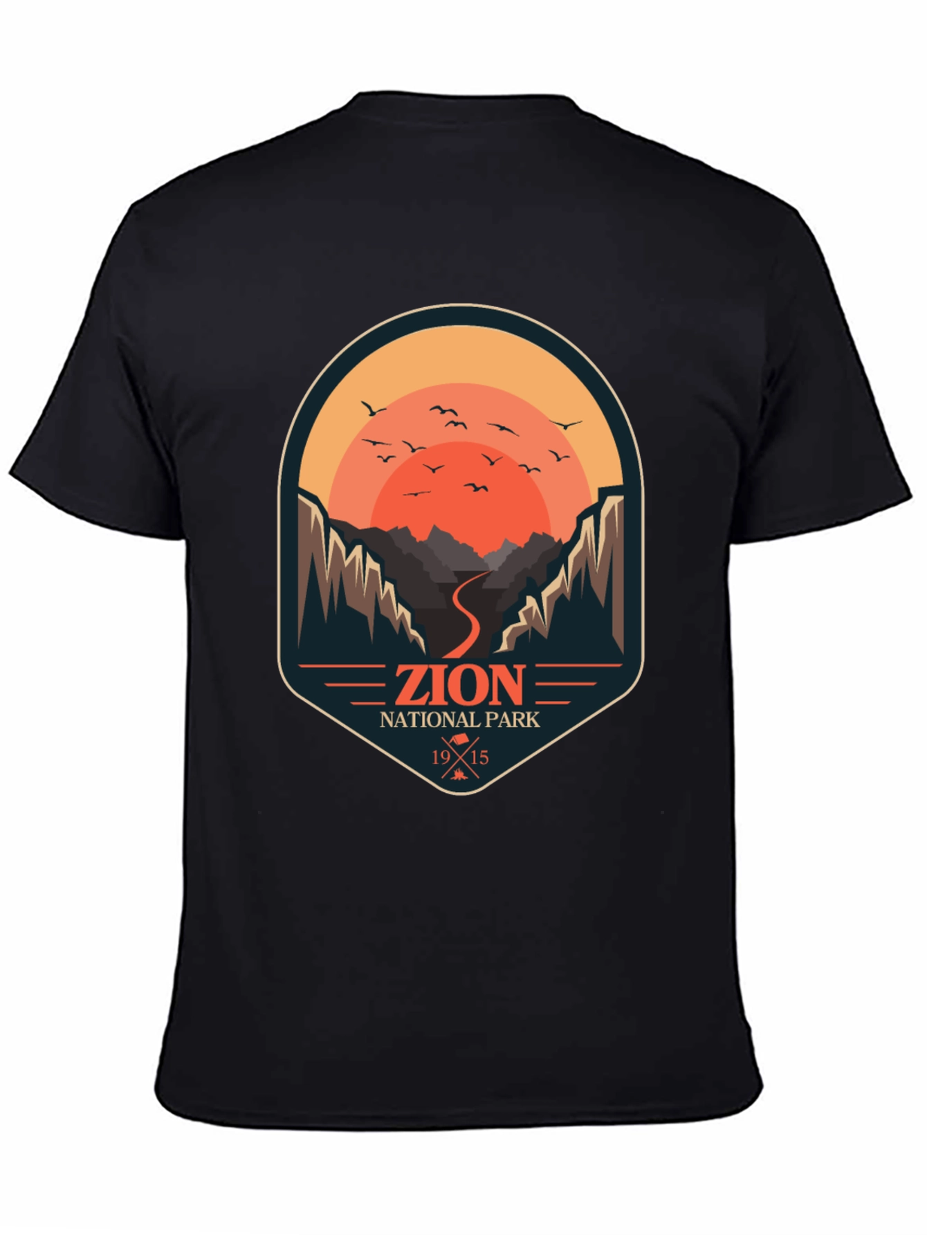 Zion National Park T-Shirt - Retro Graphic Tee