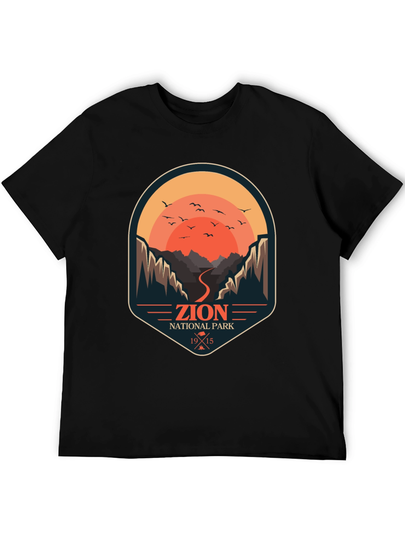 Zion National Park T-Shirt - Retro Graphic Tee