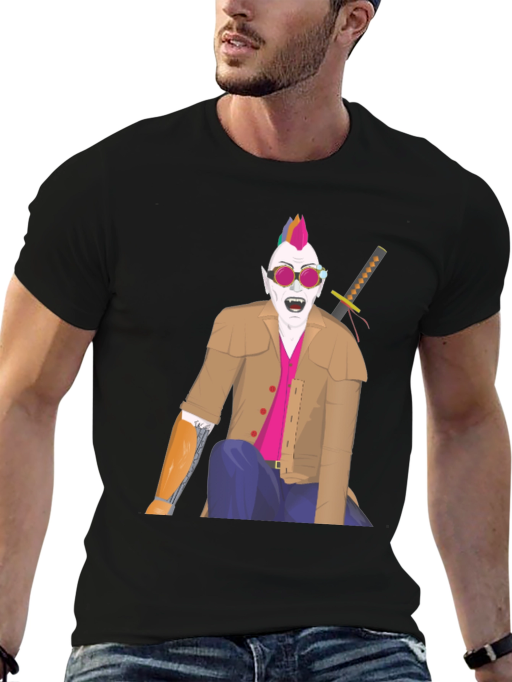 Vampire Hunter T-Shirt - Unique Graphic Tee
