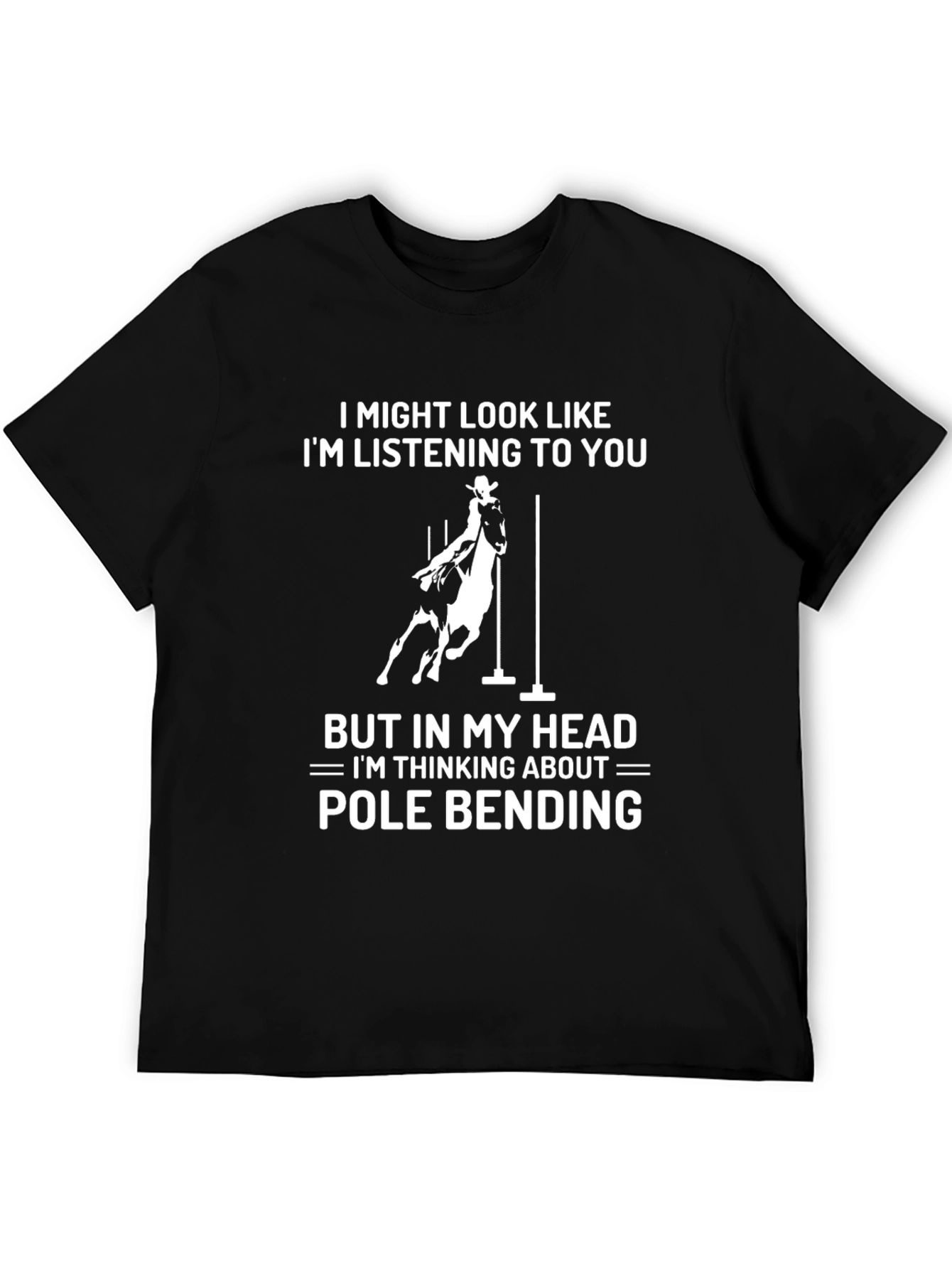 Pole Bending Horse Riding T-Shirt