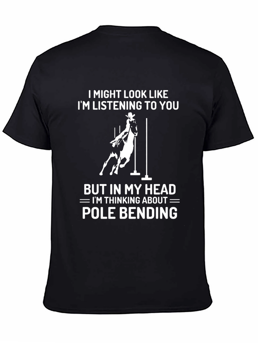 Pole Bending Horse Riding T-Shirt