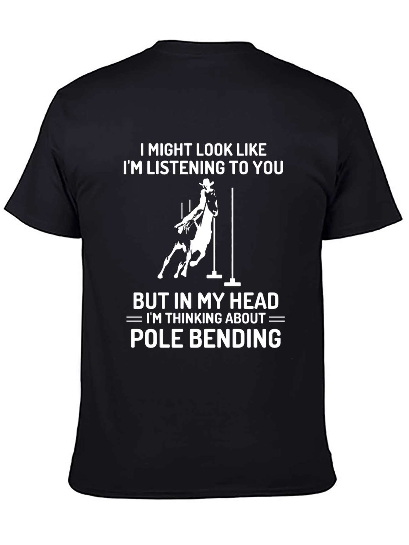 Pole Bending Horse Riding T-Shirt