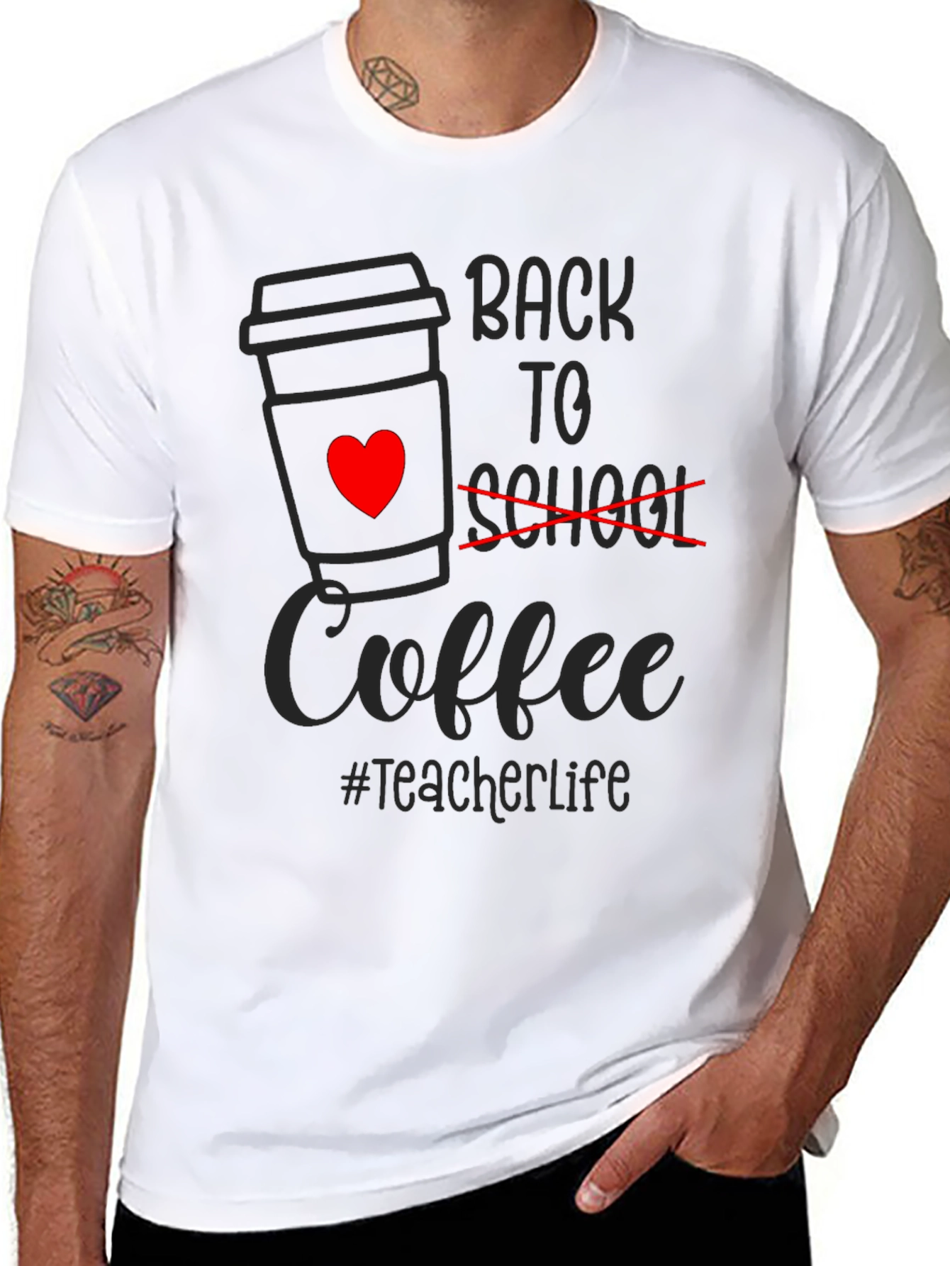 Back to Coffee T-Shirt - Teacher Life Tee