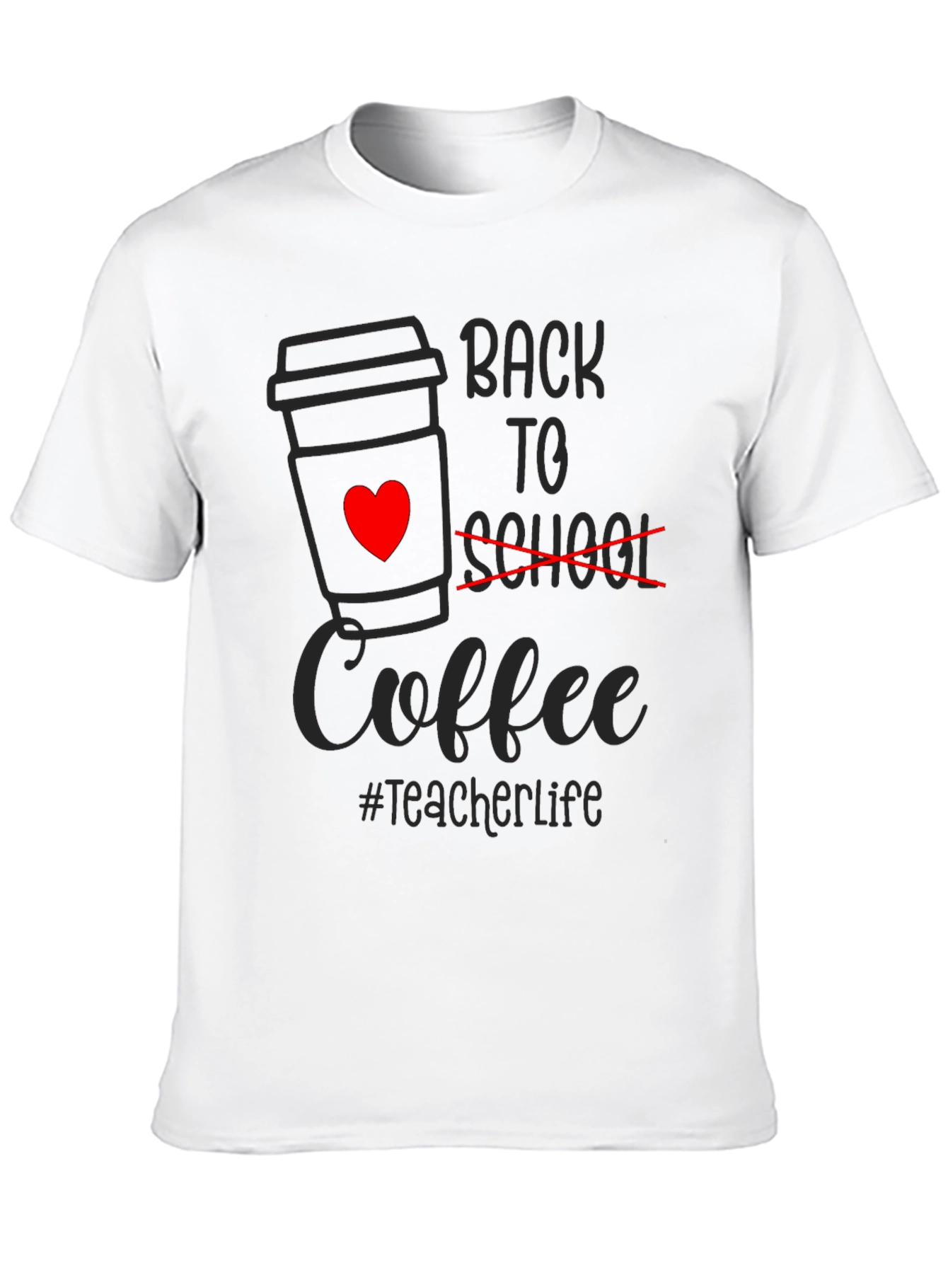 Back to Coffee T-Shirt - Teacher Life Tee