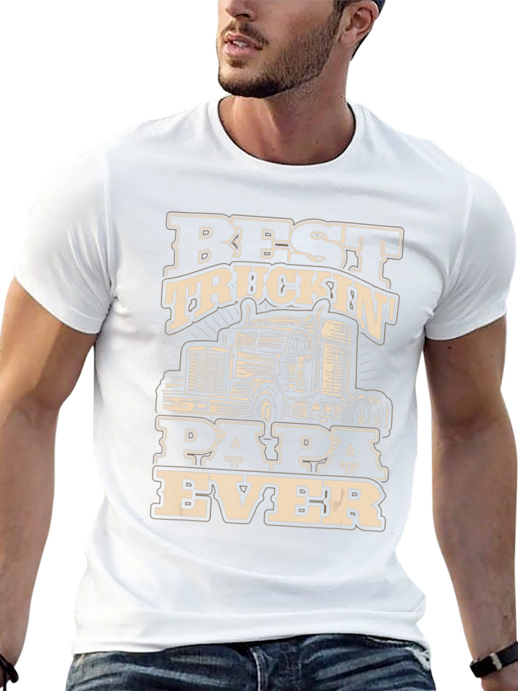 Best Truckin Papa Ever T-Shirt