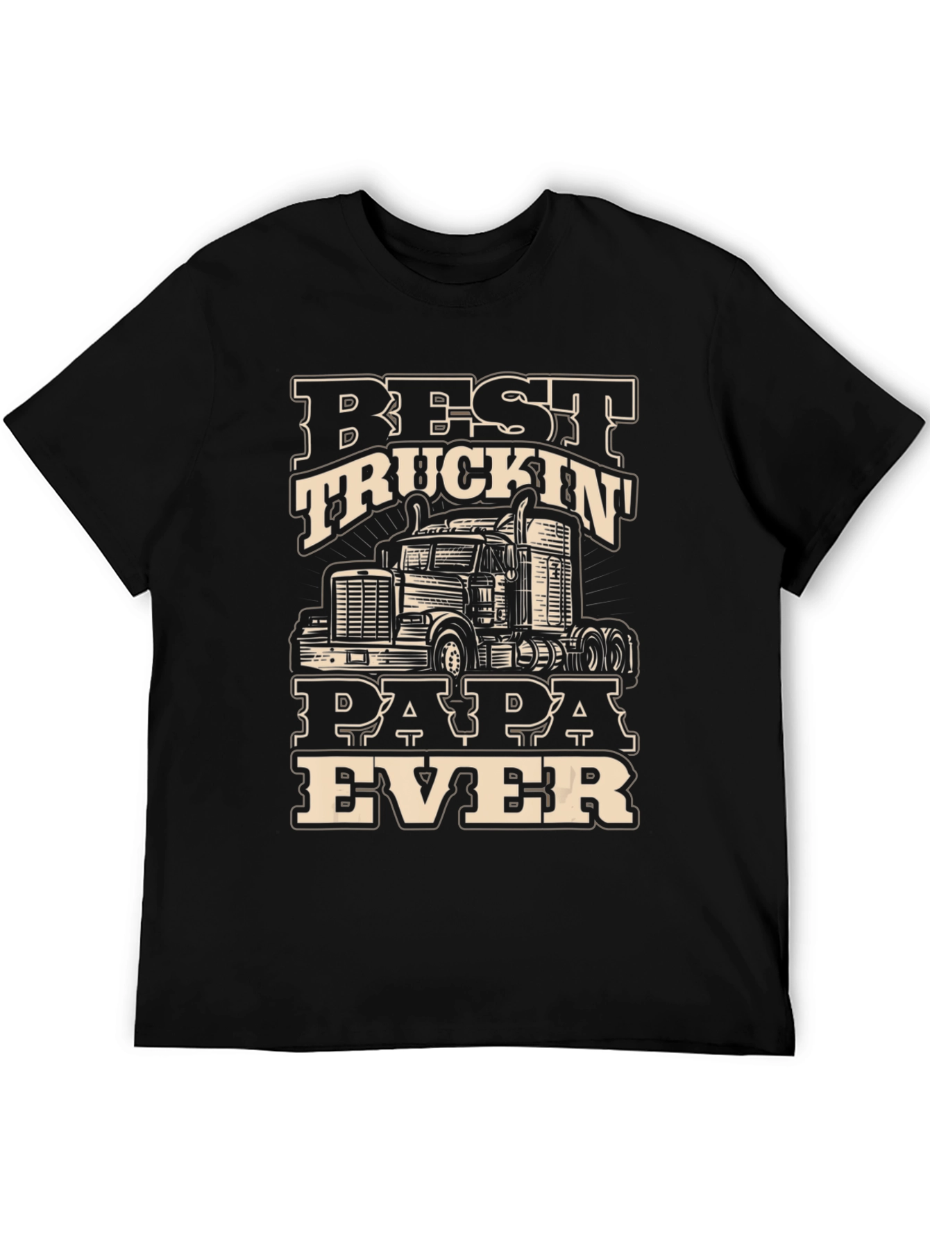 Best Truckin Papa Ever T-Shirt
