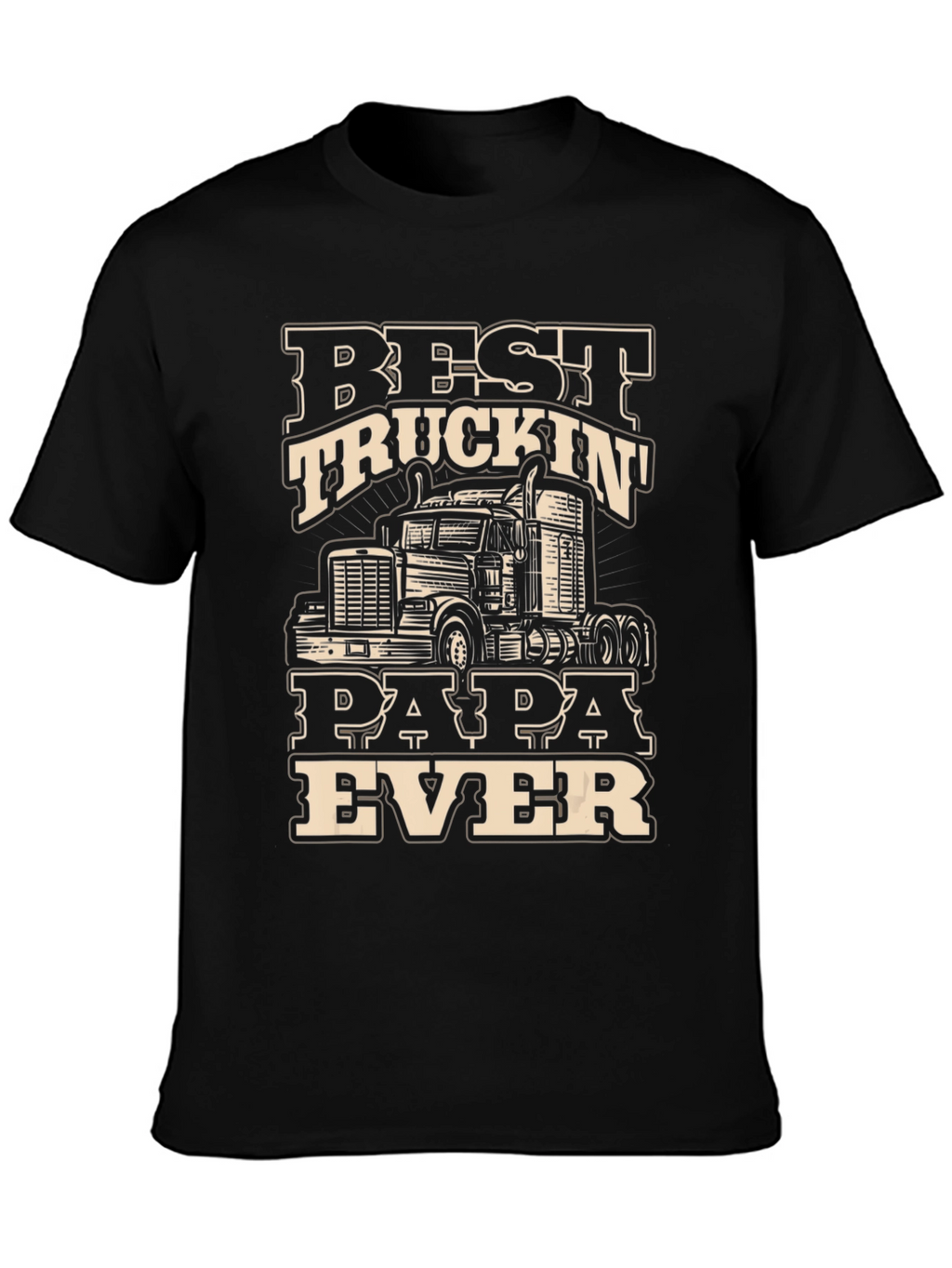 Best Truckin Papa Ever T-Shirt