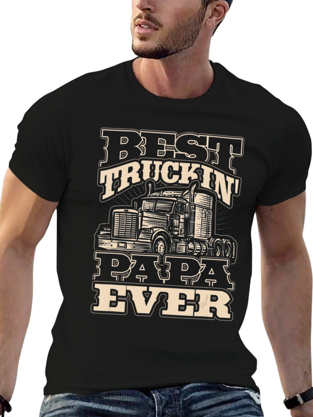 Best Truckin Papa Ever T-Shirt