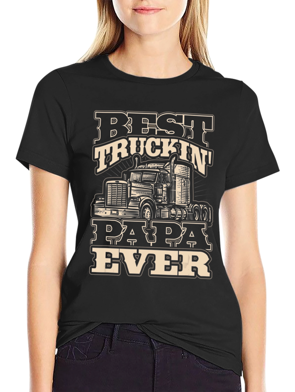 Best Truckin Papa Ever T-Shirt