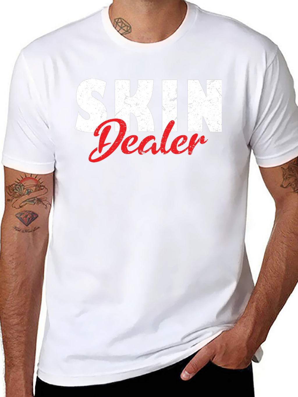Skin Dealer Black T-Shirt