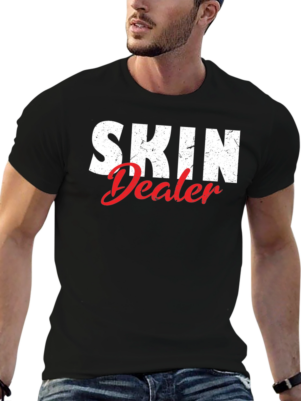 Skin Dealer Black T-Shirt