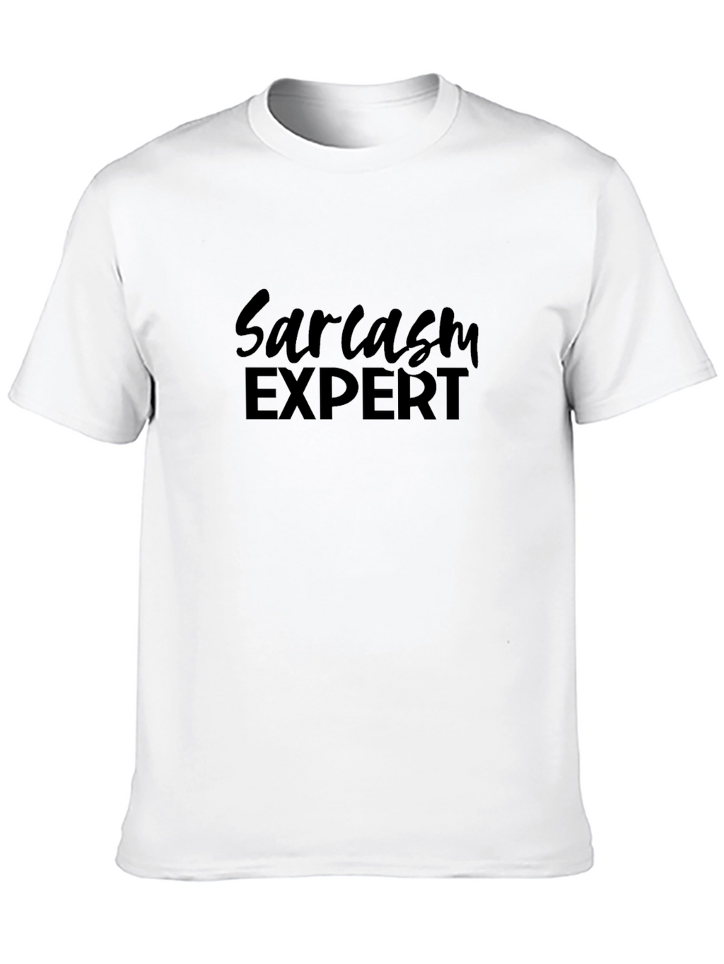 Sarcasm Expert Black T-Shirt