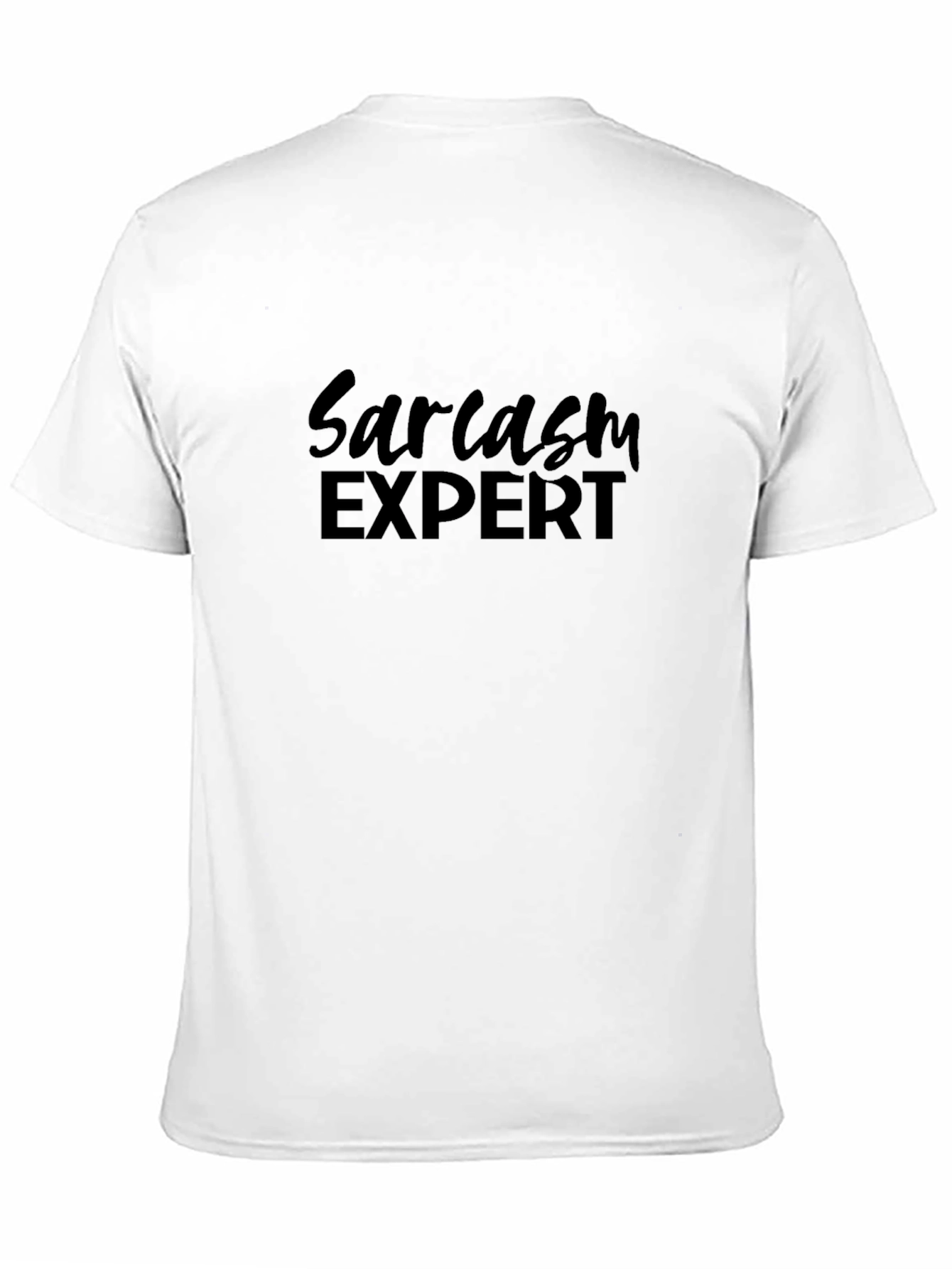 Sarcasm Expert Black T-Shirt