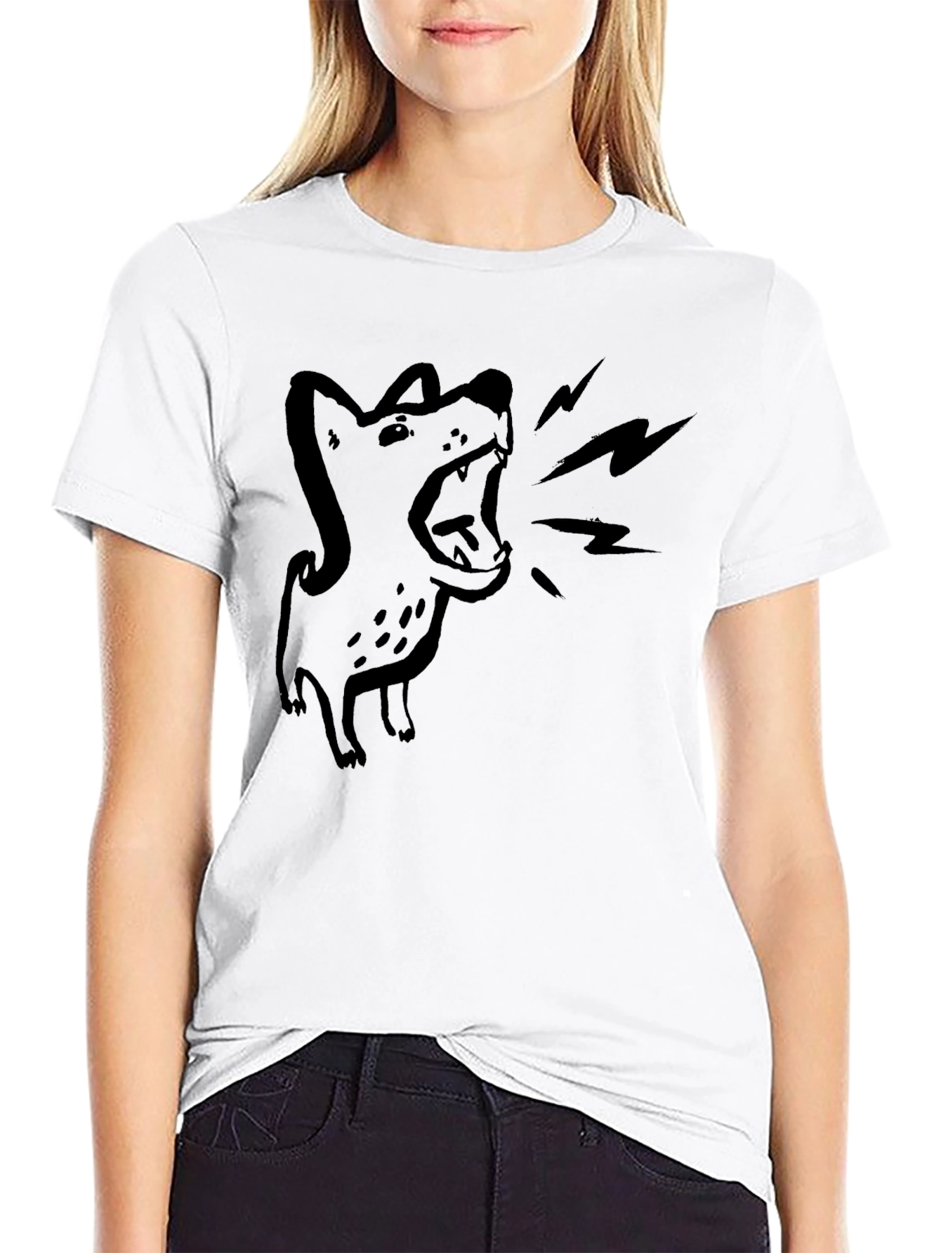 Barking Dog Graphic Tee - Mens Black T-Shirt