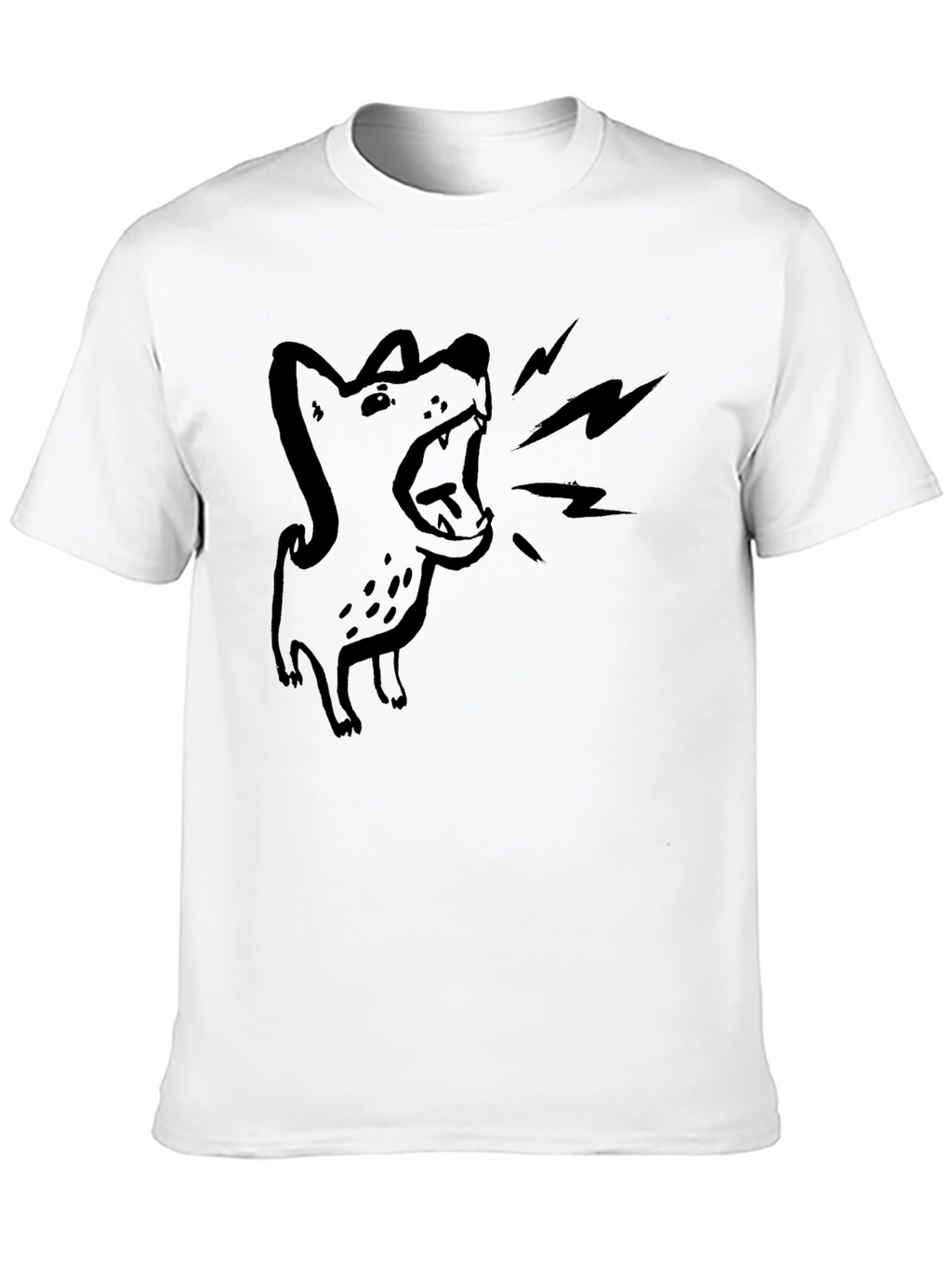 Barking Dog Graphic Tee - Mens Black T-Shirt
