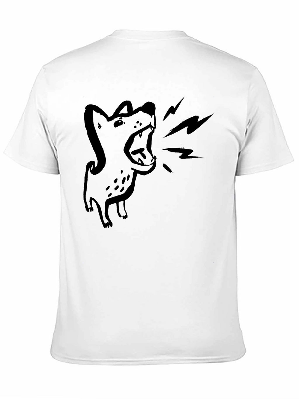 Barking Dog Graphic Tee - Mens Black T-Shirt