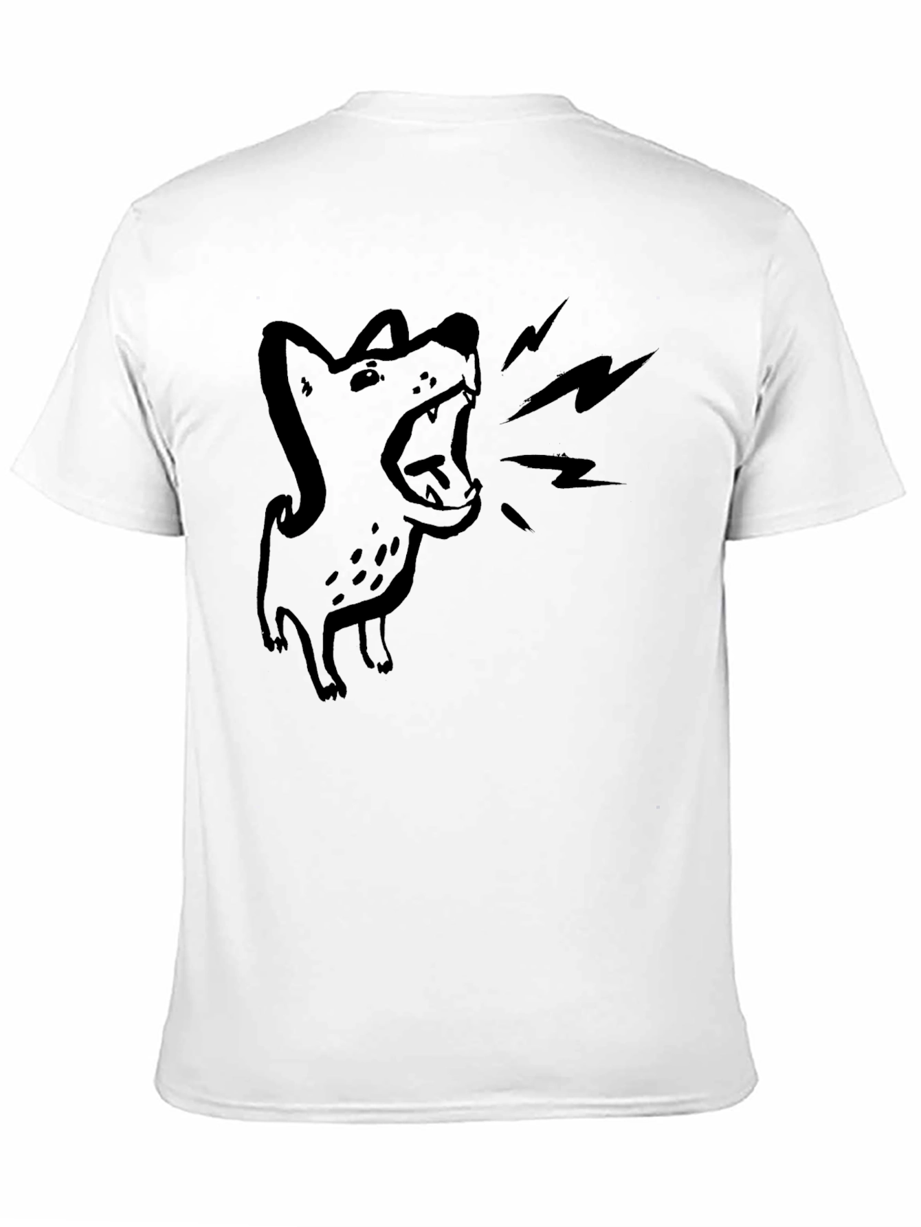 Barking Dog Graphic Tee - Mens Black T-Shirt