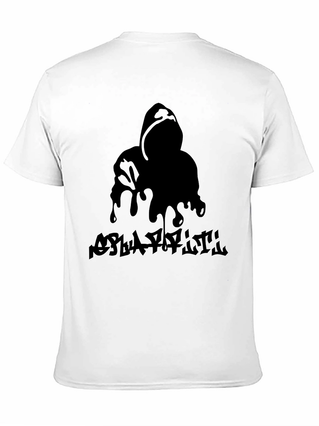 Hooded Graphic Print Tee