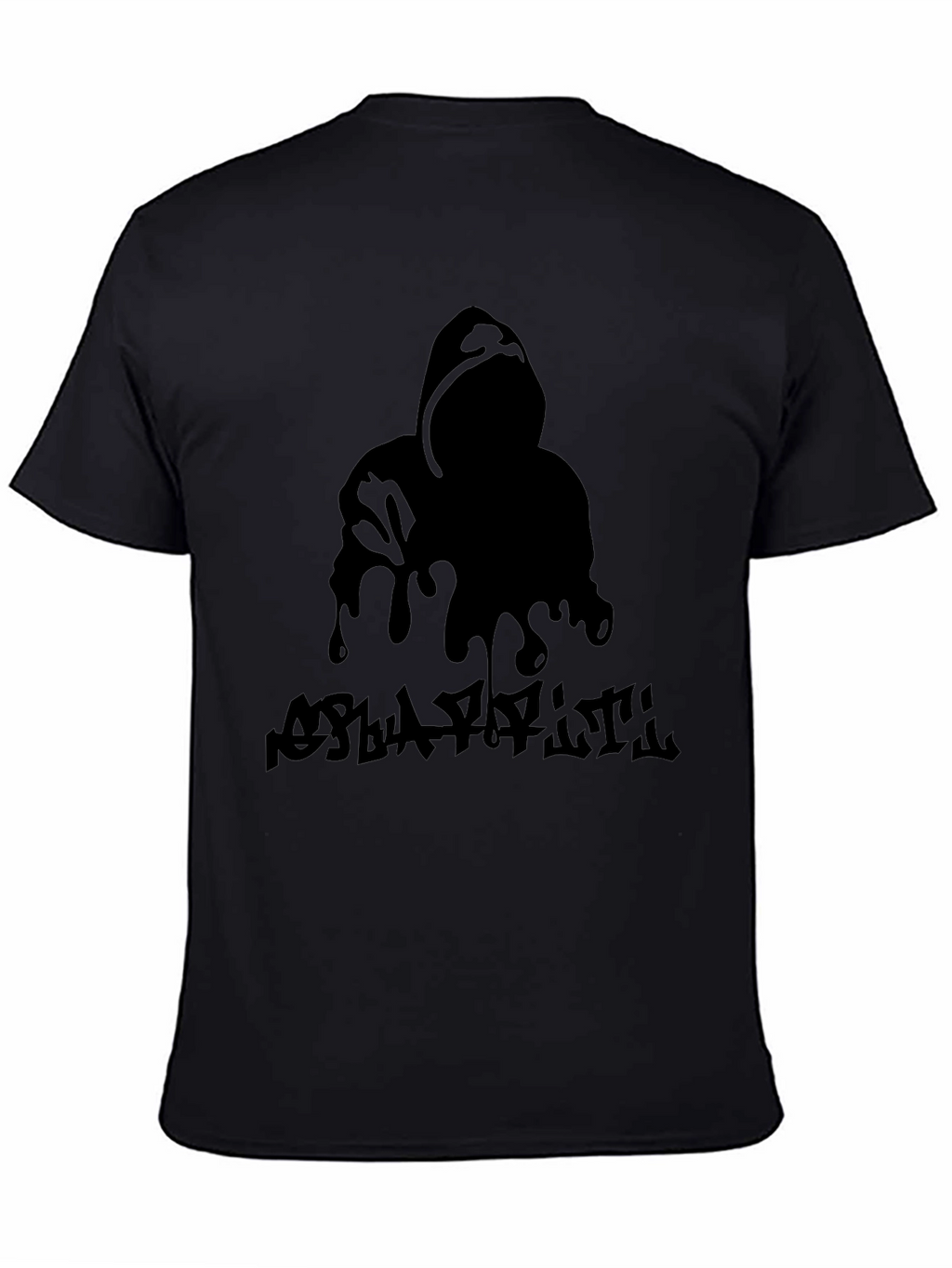 Hooded Graphic Print Tee