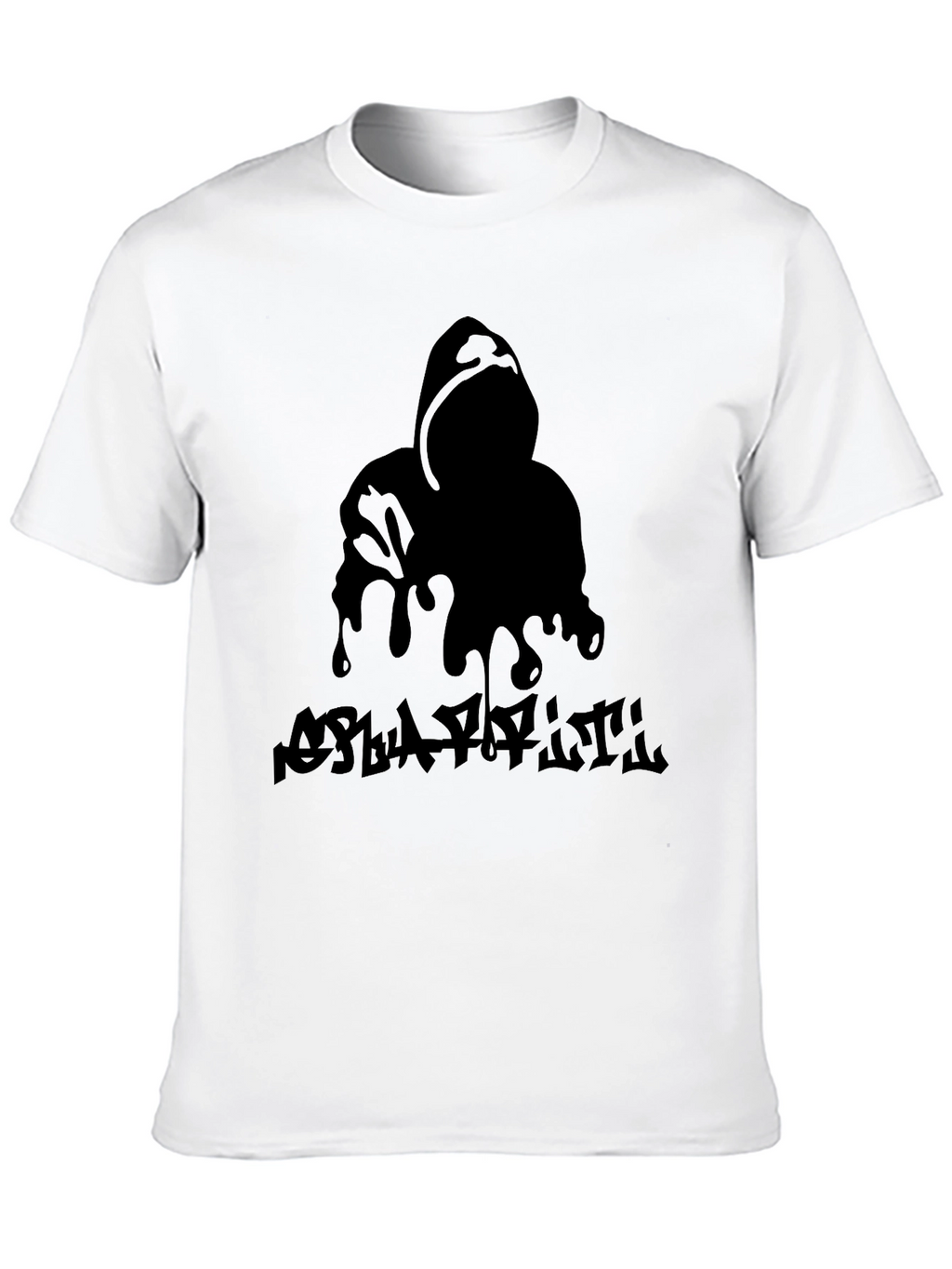 Hooded Graphic Print Tee