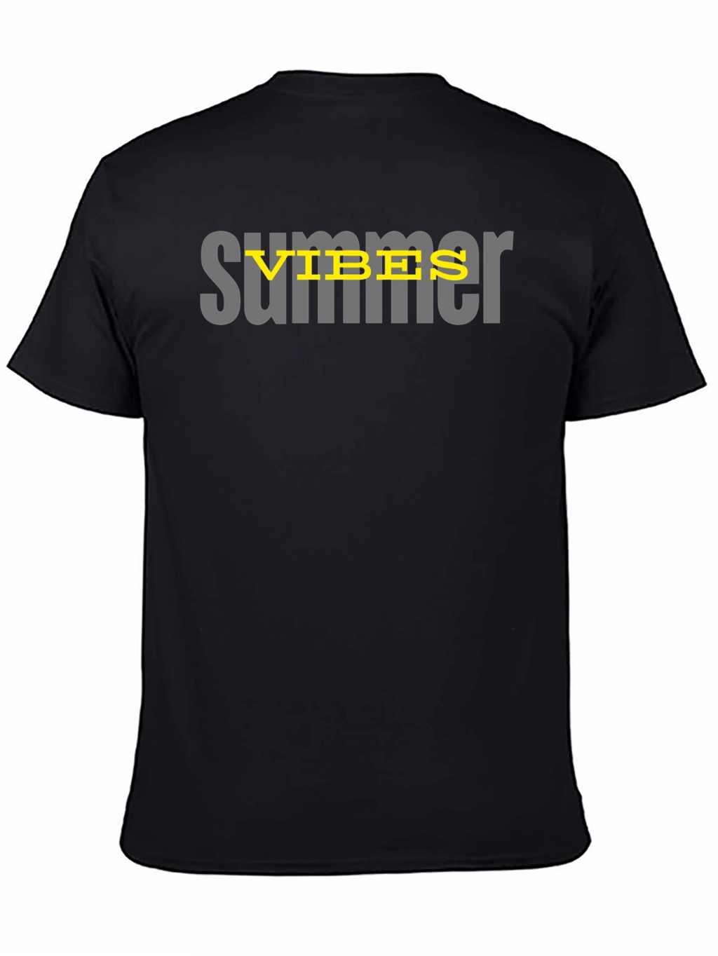 Summer Vibes Graphic Tee - Black