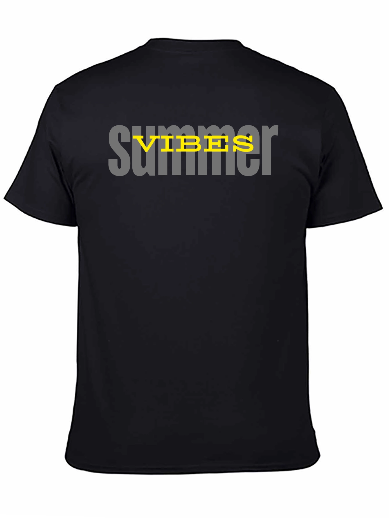 Summer Vibes Graphic Tee - Black
